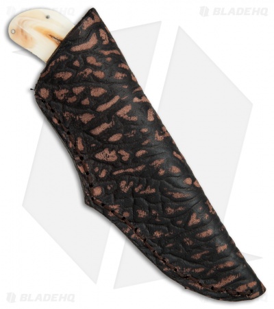 George Muller Small Fixed Blade Knife Warthog Ivory (3.375" Mirror)