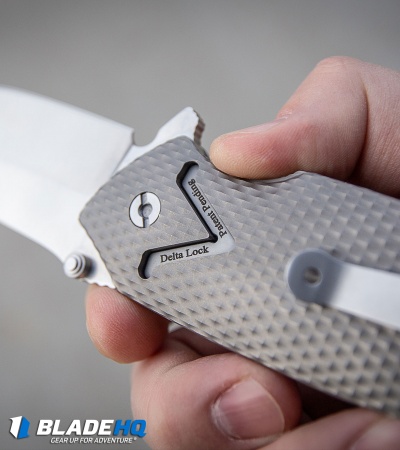 Gingrich Tactical Innovations GTI Delta Lock Knife Titanium (3.25" Satin)