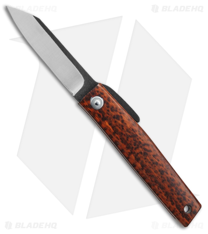 Hiroaki Ohta Knives OFF FK 7 Friction Folder Snakewood (2.75" Two-Tone)