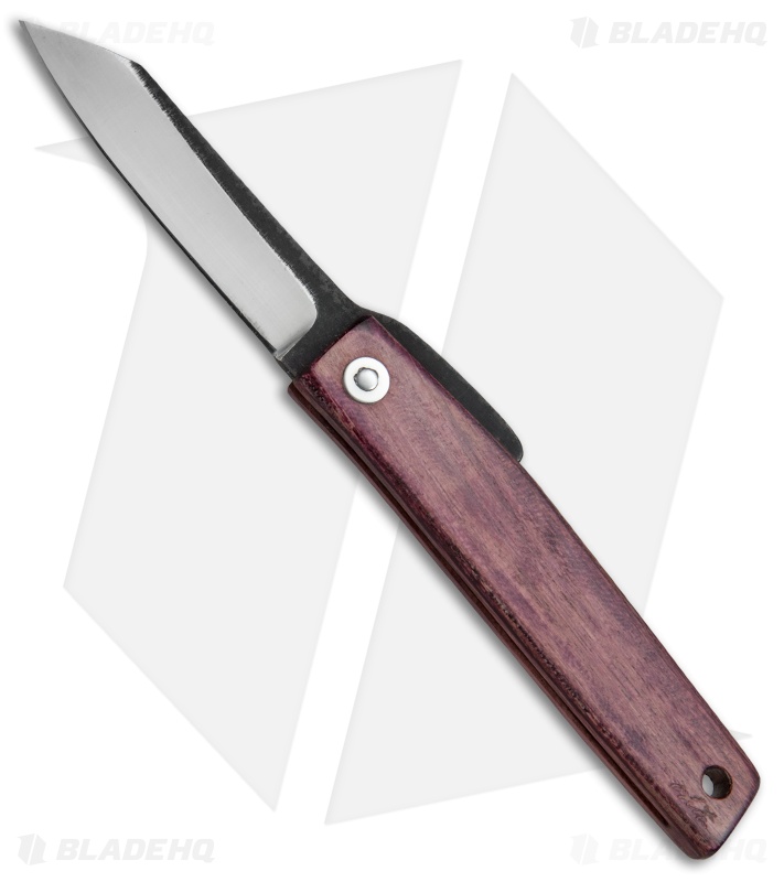 Hiroaki Ohta Knives OFF FK 7 Friction Folder Purple Heart Wood