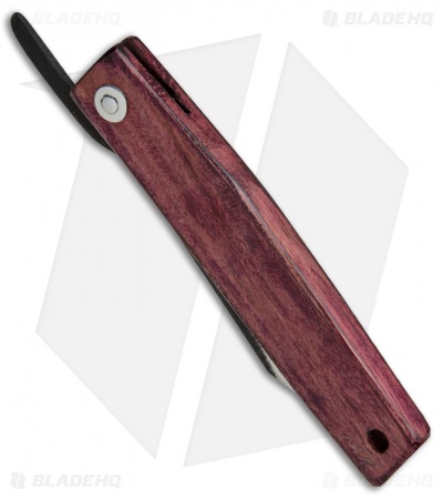 Hiroaki Ohta Knives OFF FK 7 Friction Folder Purple Heart Wood