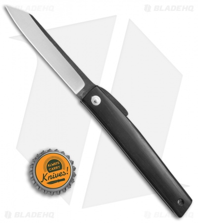 Hiroaki Ohta Knives OFF FK 9 Friction Folder Ebony Wood (3.6
