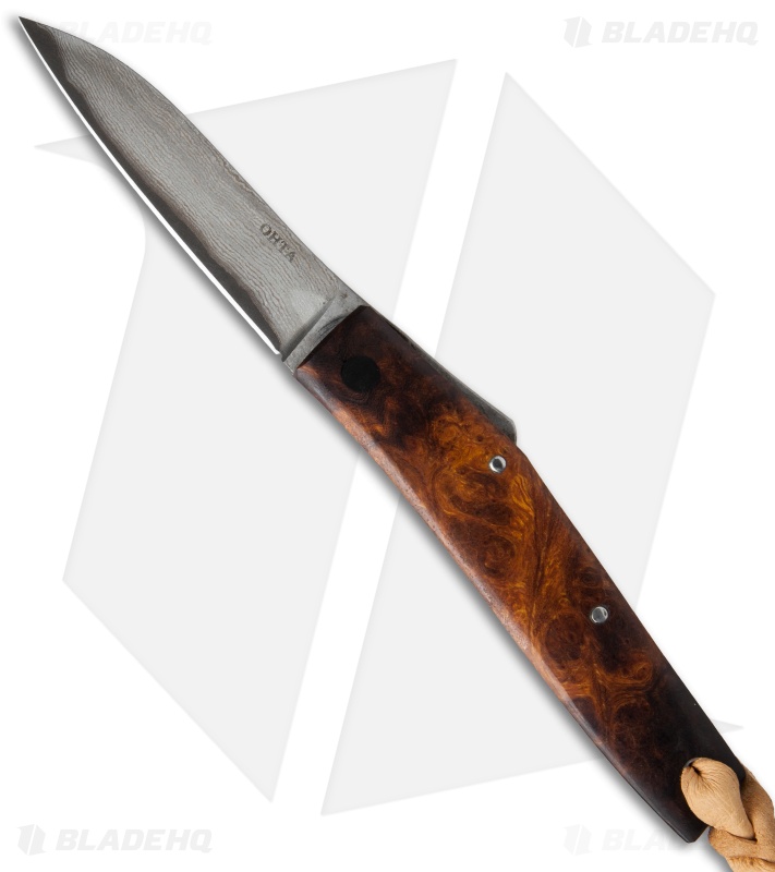 Hiroaki Ohta Knives OFF-L Friction Folder Desert Ironwood (3" San Mai)