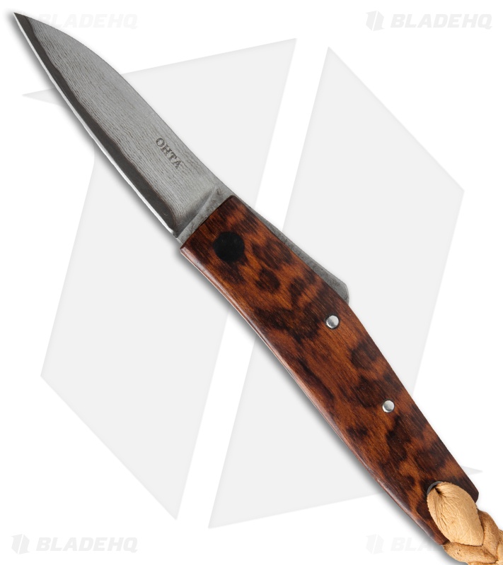 Hiroaki Ohta Knives OFF-S Friction Folder Knife Snakewood (2.375" VG-10 San Mai)