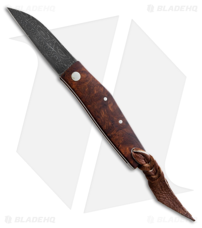 Hiroaki Ohta Knives OFF-SS Friction Folder Desert Ironwood (2.25" Damascus)