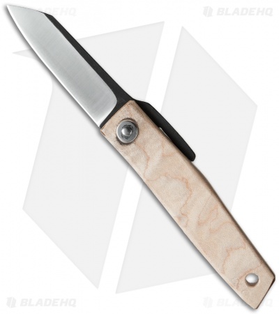 Hiroaki Ohta Knives OFF FK 5 Friction Folder Maple Wood (2.125" Two-Tone)