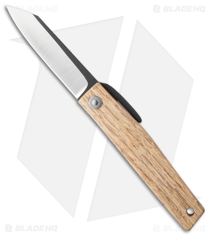 Hiroaki Ohta Knives OFF FK 7 Friction Folder Olive Wood (2.75" Two-Tone)