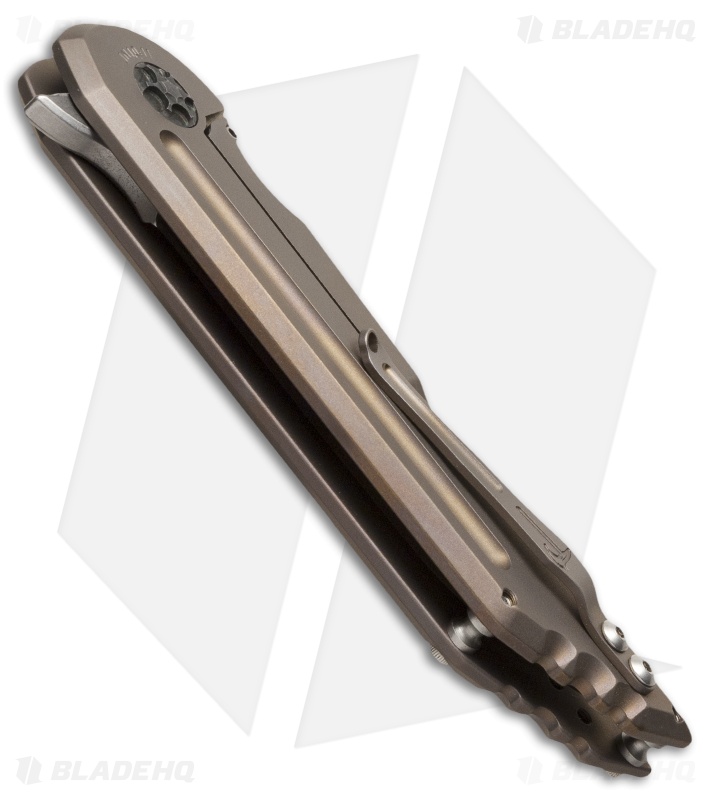 Jake Hoback Knives Kwaiback Frame Lock Knife Bronzed (3.75