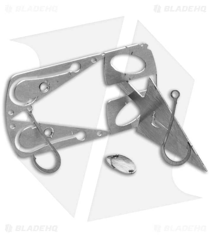 Hoback Knives T.A.G. Dog Tag Survival Tool Arrowhead/Hooks - Blade HQ