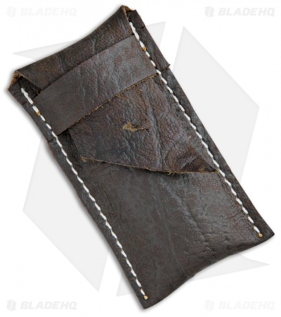 Jason Clark Custom Small Clip Point Knife Rag Micarta (3.25" Blued Damascus)