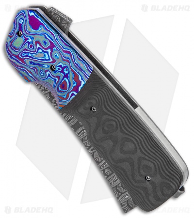 Jason Clark Custom Spanish Tip Razor Frame Lock Knife (3.5" Satin)
