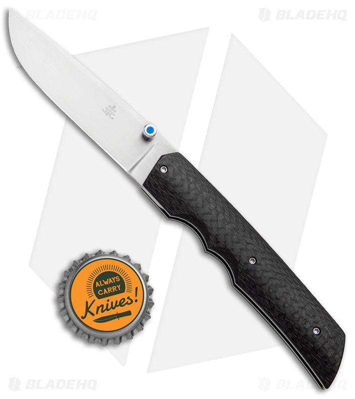 Jason Clark Custom X Ball Detent Slip Joint Knife Carbon Fiber (2.75" Satin)
