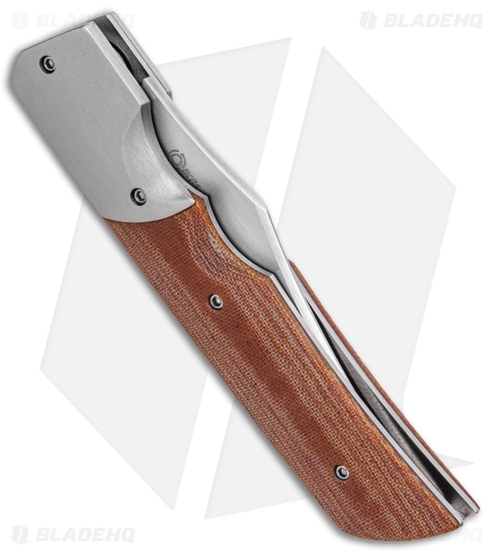 Jason Clark Custom X Clip Point Detente Lock Slip Joint Knife (3.5" Satin)