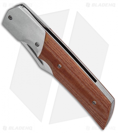 Jason Clark Custom X Clip Point Detente Lock Slip Joint Knife (3.5" Satin)