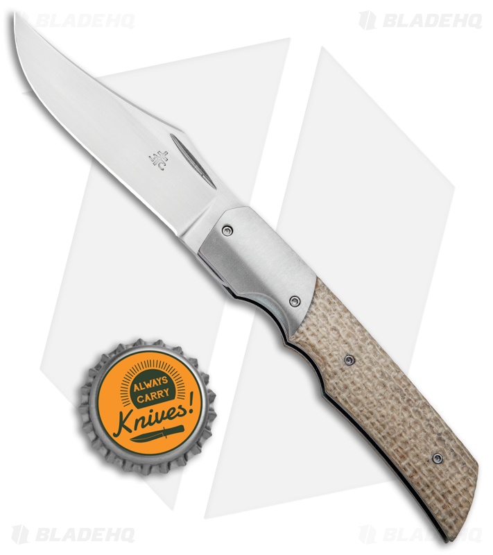 Jason Clark Custom X Clip Point Slip Joint Shade Tree Micarta