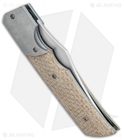 Jason Clark Custom X Clip Point Slip Joint Shade Tree Micarta (2.75" Satin)