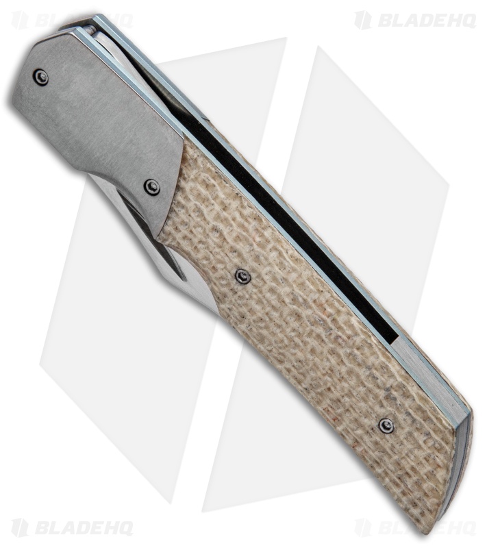 Jason Clark Custom X Clip Point Slip Joint Shade Tree Micarta (2.75" Satin)