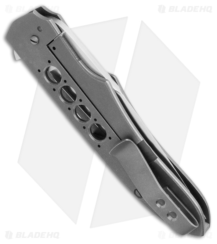 Jason Clark Custom Hybrid Drop Point Frame Lock Knife Zirconium (3.625" Satin)