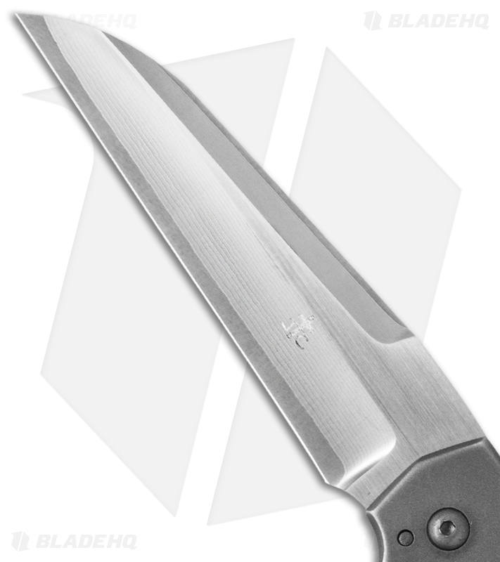 Jason Clark Custom Hybrid Wharncliffe Flipper Knife (3.6" San Mai)