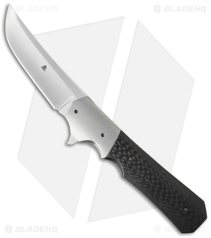 Jason Clark Kwaiken Flipper Knife Carbon Fiber/Titanium (3.5" Satin)