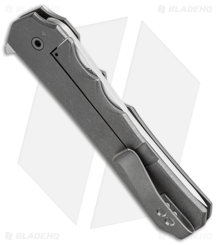 Jason Clark Kwaiken Flipper Knife Carbon Fiber/Titanium (3.5" Satin)