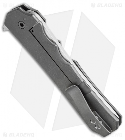 Jason Clark Kwaiken Flipper Knife Carbon Fiber/Titanium (3.5" Satin)