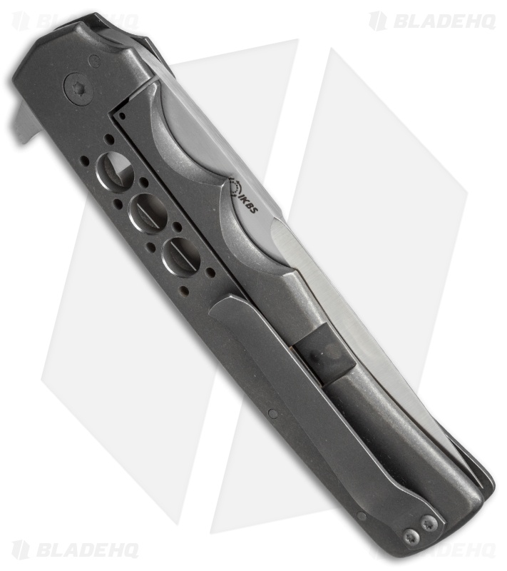 Jason Clark Custom Tanto Flipper Knife Titanium (3.7" Satin)