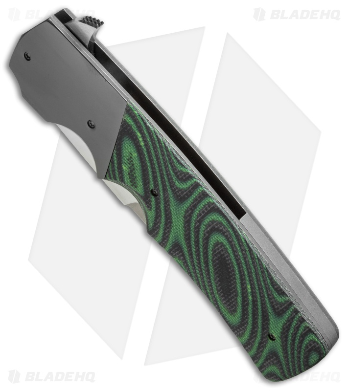 Jason Clark Tanto Frame Lock Flipper Knife Zr/DewCarta (3.7" Satin)