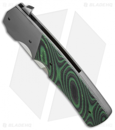 Jason Clark Tanto Frame Lock Flipper Knife Zr/DewCarta (3.7" Satin)