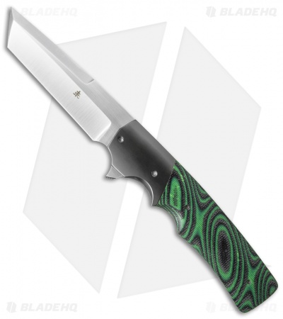 Jason Clark Tanto Frame Lock Flipper Knife Zr/DewCarta (3.7" Satin)