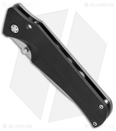 Jason Guthrie Custom Knives Scout Knife Black G-10 (3.125" Satin) #224