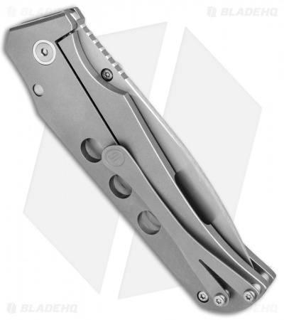 Jason Guthrie Custom Scout Skeletonized Frame Lock Knife Full Ti (3.1" Satin)
