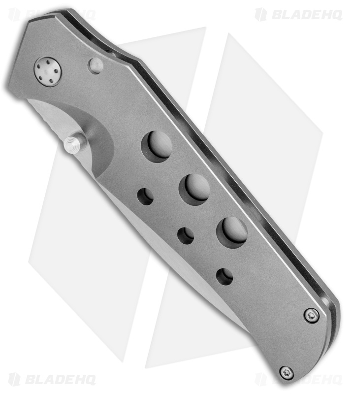 Jason Guthrie Custom Scout Skeletonized Frame Lock Knife Full Ti (3.1" Satin)