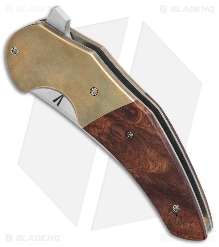 Jeff VanderMeulen Custom Instigator #2 Flipper Bronze/Redwood Burl (3" Satin)