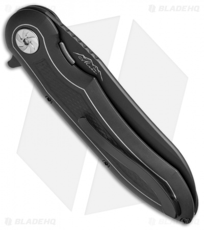 Millit Knives Jerry Moen Max Evolution Black/Silver Cut (3.75" Black)
