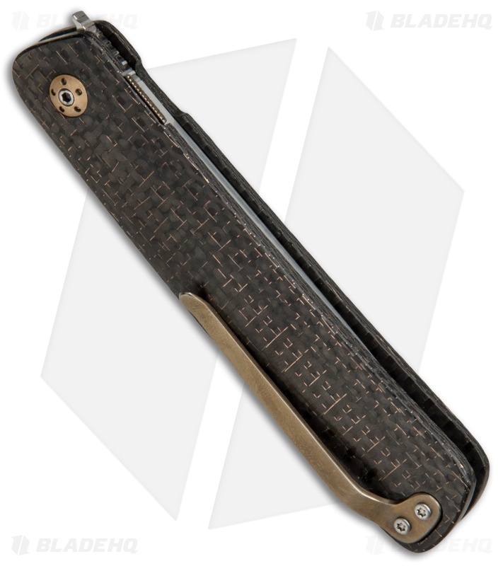 JD van Deventer Pinstripe Front Flipper Knife LSCF (2.875" Satin)