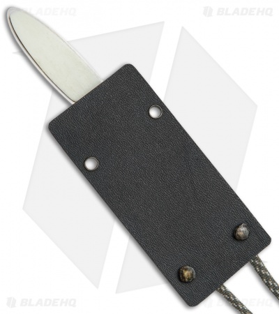 JD Van Deventer V1 Slim Neck Knife Fixed Blade Giraffe Bone (2.75" Satin)