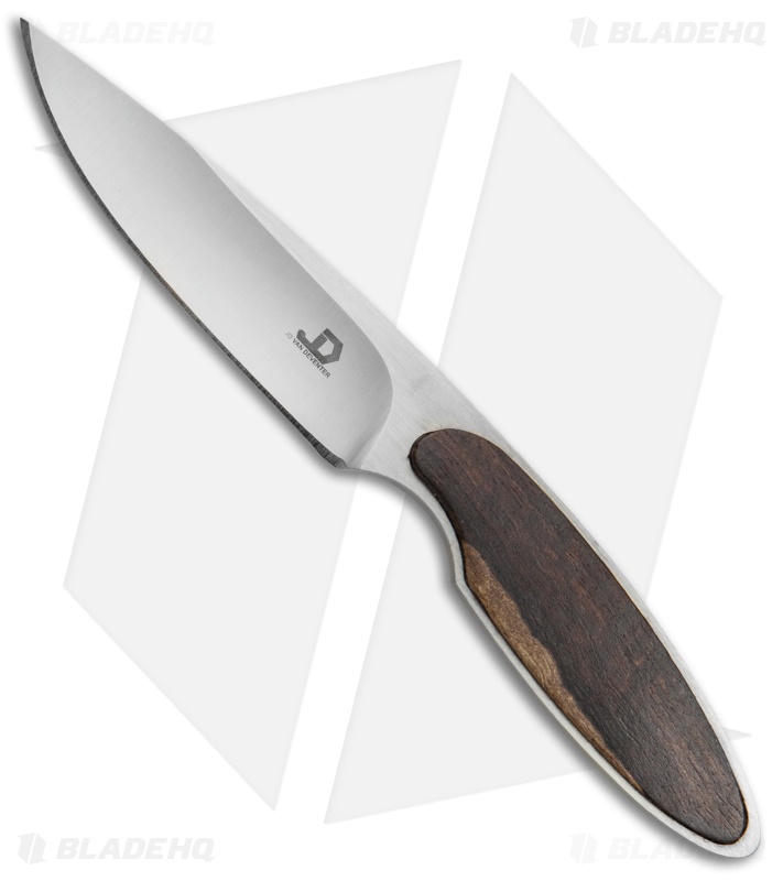 JD Van Deventer V1 Slim Neck Knife Fixed Blade Redbush (2.75" Satin)