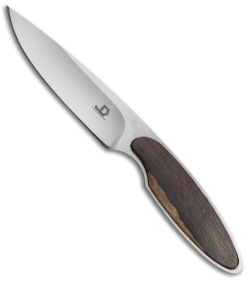 JD Van Deventer V1 Slim Neck Knife Fixed Blade Redbush (2.75" Satin)