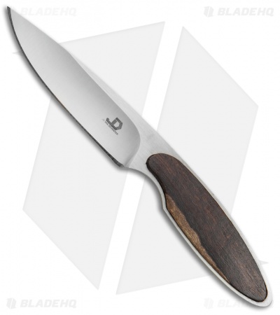 JD Van Deventer V1 Slim Neck Knife Fixed Blade Redbush (2.75" Satin)