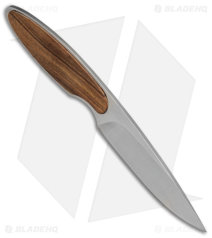 JD Van Deventer V1 Slim Neck Knife Fixed Blade Tamboti Wood (2.75" Satin)