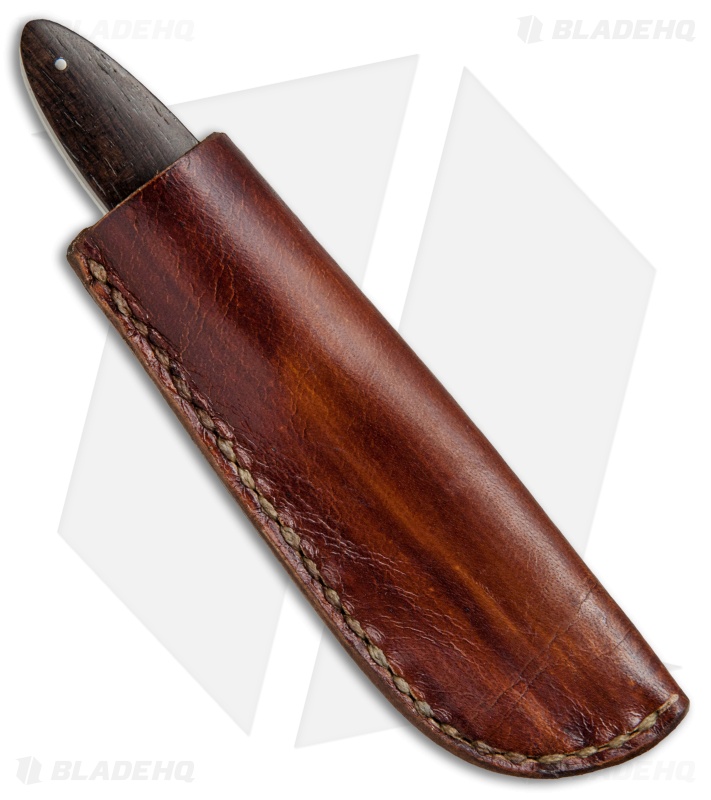 JD Van Deventer V2 Neck Knife Fixed Blade Ebony Wood (2.75" Satin)
