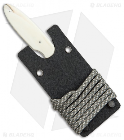 JD Van Deventer V2 Neck Knife Fixed Blade Warthog Ivory (2.75" Satin)