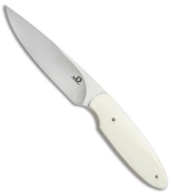 JD Van Deventer V2 Neck Knife Fixed Blade Warthog Ivory (2.75" Satin)