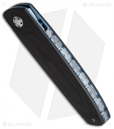 JD van Deventer JN Everyday Flipper Liner Lock Knife Black G-10 (2.5" Satin)
