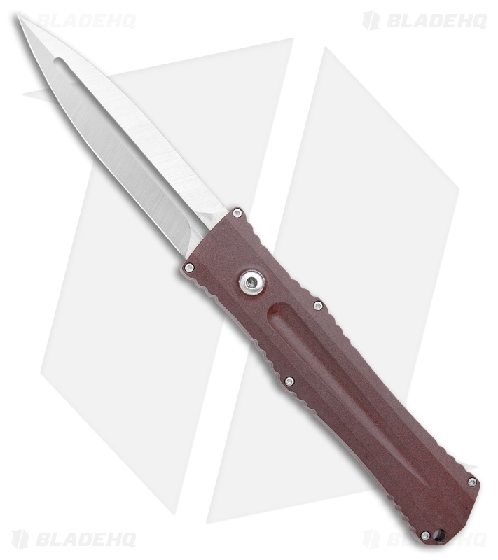 John Gray Custom Gravitron OTF Dagger Gravity Knife Brown (3.625" Satin)
