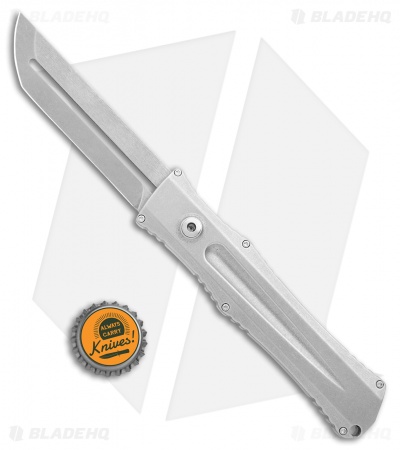 John Gray Custom Gravitron OTF Gravity Knife Tumbled (3.625" Stonewash)