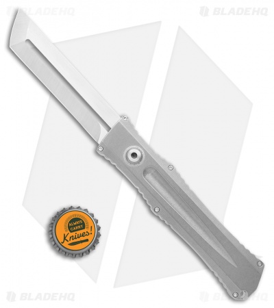 John Gray Custom Gravitron OTF Gravity Knife Tumbled (3.625" Satin)