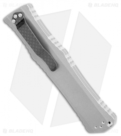 John Gray Custom Gravitron OTF Gravity Knife Tumbled (3.625" Satin)