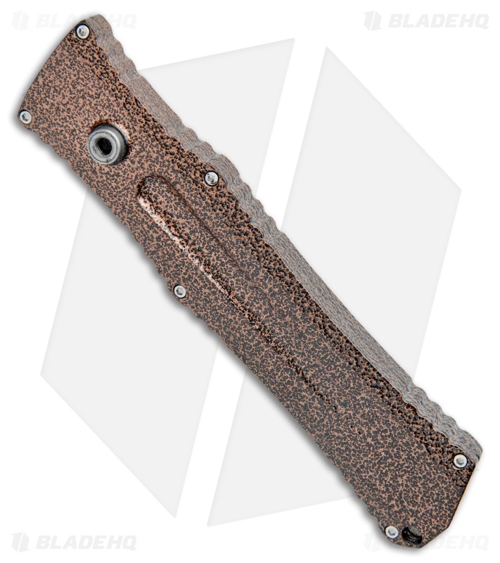 John Gray Custom Prototype Gravitron OTF Gravity Knife Copper Vein (3.75" Satin)